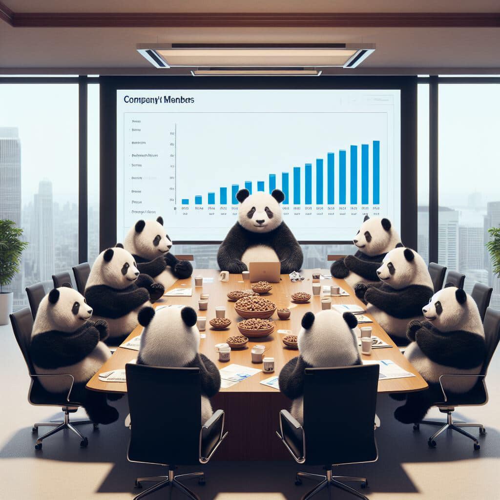 熊猫开会